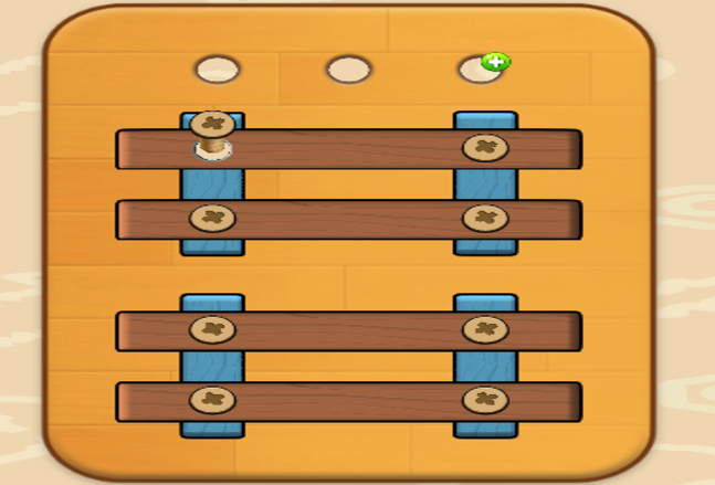 لعبة خشب ومسامير - Wood And Screw Game